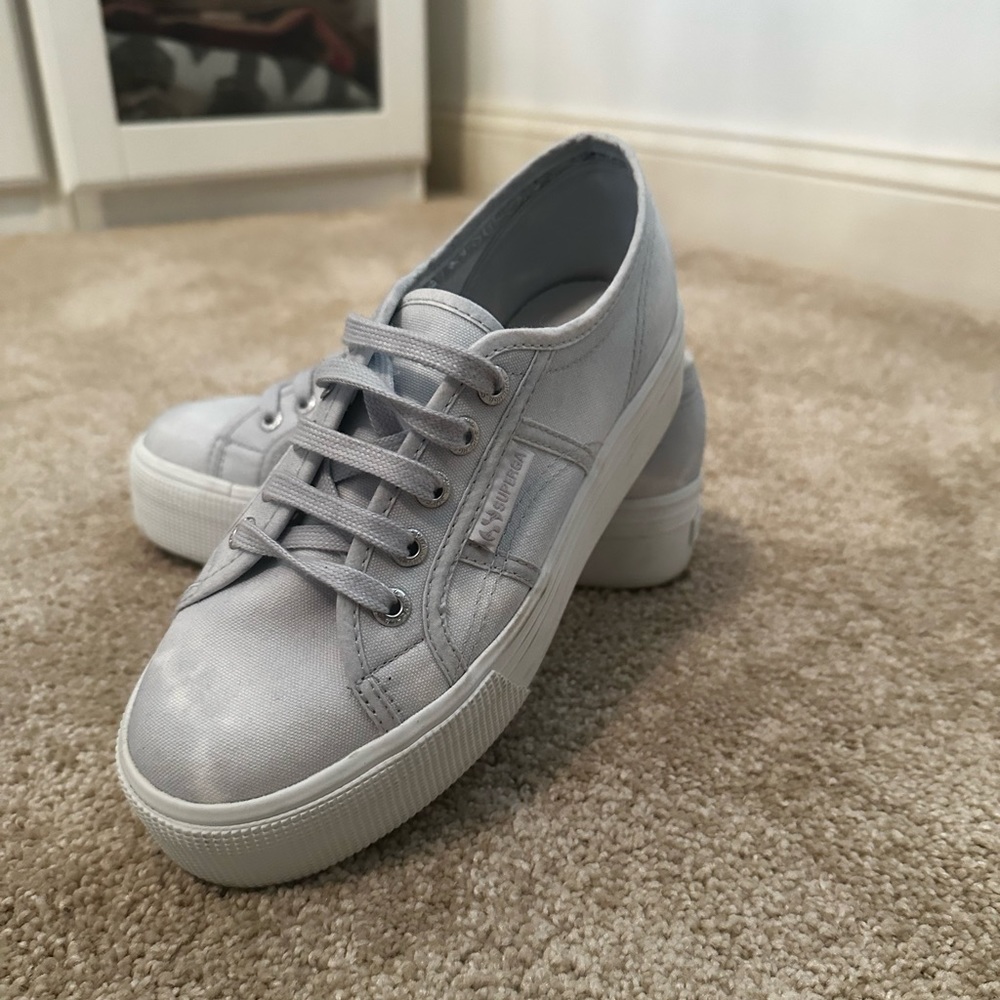 SUPERGA 2790 Fantasy Tie Dye baby Blue Platform 👟